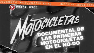 Documental MOTOCICLETAS en el NODO motovlog documentary motorcycle motociclismo motocicleta [upl. by Ioab]