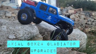 Axial SCX24 Jeep Gladiator build upgrades [upl. by Willcox]