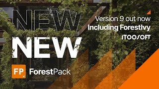 ForestPack 9 is out now  including ForestIvy a brand new plugin for 3ds Max from ITOOSOFT [upl. by Durston908]