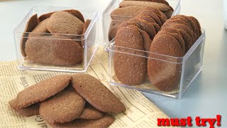 THIS COOKIES IS ADDICTING CHOCOLATE LENGUA DE GATO [upl. by Ahsikad]