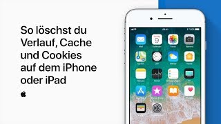 So löschst du Verlauf Cache und Cookies auf dem iPhone oder iPad – Apple Support [upl. by Mccollum]