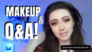 2 NEW ALTERS MAKEUP TUTORIAL amp QampA  Dissociative Identity Disorder  DissociaDID [upl. by Blount]