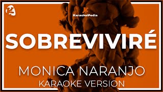 Monica Naranjo  Sobrevivire LETRA Instrumental KARAOKE [upl. by Allicerp]