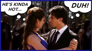 Lets Talk About Damon Salvatore amp Elena Gilbert  Season 1 The Vampire Diaries Delena Moments [upl. by Rafi]