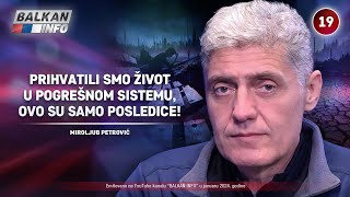 INTERVJU Miroljub Petrović  Prihvatamo život u pogrešnom sistemu ovo su posledice 2612024 [upl. by Gildus893]