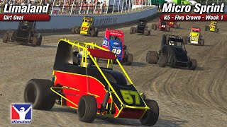 Micro Sprint at Limaland  iRacing [upl. by Eniwtna]