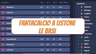 Fantacalcio a Listone Le Basi [upl. by Odinevneib]