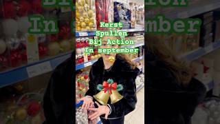 Kerst spullen bij Action in september 🤩 Nojen kerst sinterklaas action halloween kerstboom [upl. by Eellehs]