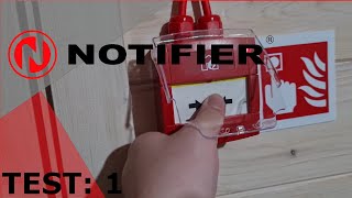 Notifier ID2002 Fire Alarm System Test 1 [upl. by Enelhtac]