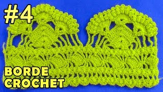 Borde a crochet FÁCIL y RÁPIDO shorts tips tutorial crochet [upl. by Suzie]