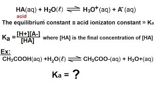 Chemistry  Acids amp Bases Fundamentals 23 of 35 Acid Dissociation Constant [upl. by Boris]