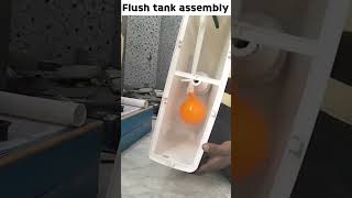 Western toilet 🚽🚽🚽🚽 flush tank assembly plumbing [upl. by Nuahsad]