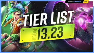 NEW TIER LIST for PATCH 1323  League of Legends [upl. by Farrish]