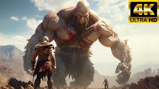 GOD OF WAR Kratos Kills All Gods Of Olympus 4K ULTRA HD [upl. by Trautman]