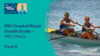 2024 World Rowing Beach Sprints Finals  PR3 Coastal Mixed Double Sculls  Final B [upl. by Jodie]