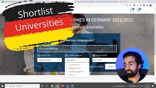 Find and Shortlist Universities  Study in Germany [upl. by Heinrik467]