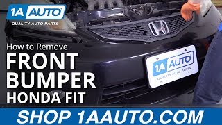 How to Remove Bumper 0911 Honda FIT [upl. by Yr]