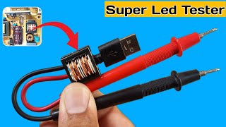 Make universal led tester  Diy led tester using inductor coil  led tester [upl. by Germaun]