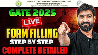 GATE 2025 Form Fill Up  How To Fill GATE 2025 Application Form  Step By Step Complete Detailed [upl. by Ecinnahs]