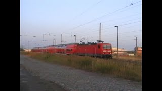 Bahnverkehr zwischen Sassnitz  Stralsund und Rostock im Juli 2006 1 [upl. by Sinnaiy]