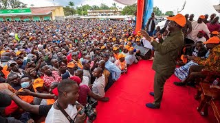 Live Raila Odingas in Matungu Kakamega to celebrate the Life of ODM Stalwart Hon Godliver Omondi [upl. by Euqinamod]