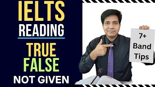 IELTS Reading  True False Not Given By Asad Yaqub [upl. by Garling925]