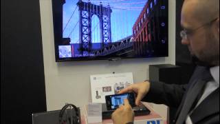 Vor Ort Sony TV steuern mit Smartphone mit NFC und WLAN HD [upl. by Trilley]