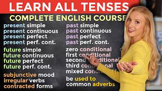 Learn ALL Tenses in English The Complete Course [upl. by Einotna]