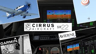 Cirrus SR22 Cockpit amp Avionics Avidyne Entegra  Garmin GTN 750 GNS 430  TorqueSim [upl. by Siouxie]