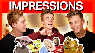 ULTIMATE IMPRESSIONS CHALLENGE 2 ft Joe Sugg Josh Pieters [upl. by Alhan]