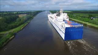 Kiel Canal 2017 Part 1 [upl. by Rodie]