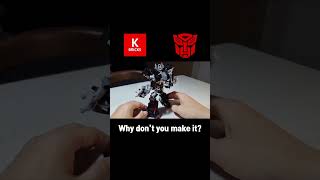 Lego Transformers IRONHIDE combo build of 76912 76204 레고 트랜스포머 창작 [upl. by Atillertse]