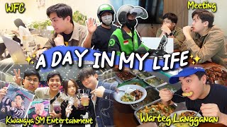 A DAY IN MY LIFE MAKAN WARTEG KWANGYA SM ENTERTAINMENT TOUR WFC MEETING [upl. by Brocky]