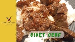 🇷🇪 Civet cerf  Recette réunionnaise ✨ [upl. by Cohbath]