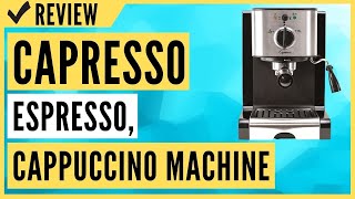 Capresso 11604 Pump Espresso and Cappuccino Machine EC100 Review [upl. by Daniala]