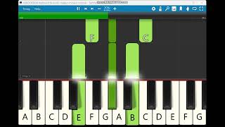 akkoorden keyboard level 02 majeur mineur tutorial [upl. by Ellenrad]