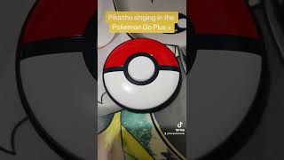 Pikachu singing in the Pokemon Go Plus device pokemon pikachu pokemongo shorts fyp [upl. by Jamnis]