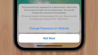 Why iPhone Says Your Password Was Leaked [upl. by Seda]