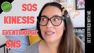 WHAT IS THE DIFFERENCE  SQS  SNS  EVENTBRIDGE  KINESIS [upl. by Kadner353]