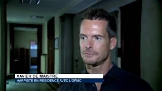 Xavier de Maistre harpiste en résidence avec l’OPMC [upl. by Shay]