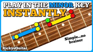 Play Any Minor Key On Guitar INSTANTLY [upl. by Elleira]