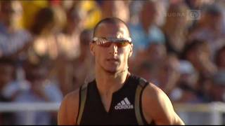 400m  Jeremy Wariner  4350  Stockholm 2007 [upl. by Severen571]