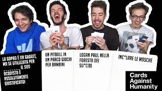 CARDS AGAINST HUMANITY CON LE NOSTRE CARTE PERSONALIZZATE [upl. by Noitsirhc980]