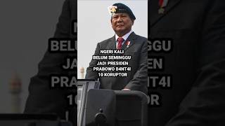 PRABOWO LANGSUNG BASMI 10 KORUPTOR  TARING JENDRAL TEMPUR NIH BOS SENGGOL DONG [upl. by Rotciv482]