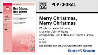 Merry Christmas Merry Christmas arr Tom Fettke and Thomas Grassi – Score amp Sound [upl. by Esined]