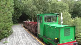 Peatlands Park Railway train passing Turf Halt [upl. by Anile]