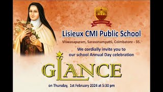 GLANCE  2024  LISIEUX CMI PUBLIC SCHOOL ANNUAL DAY CELEBRATION [upl. by Annerb]