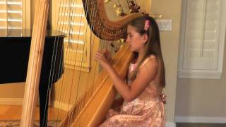 Toccata from Sonatina No2 for harp by Naderman [upl. by Trotta]