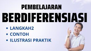 Teori Contoh dan Ilustrasi Strategi Pembelajaran berdiferensiasi Dalam Kurikulum merdeka [upl. by Anawot861]