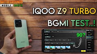 iQOO Z9 Turbo PubgBgmi Test  Graphics Gyroscope Test SD 8s Gen 3  6000mAh Battery🤯 [upl. by Ahsaeym]